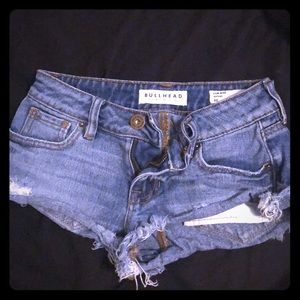 BullHead Denim Co Jean shorts “low rise short”
